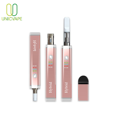 Cbd ibrido 4.3V 650mah di Pen Preheat di tensione del vaporizzatore variabile del concentrato