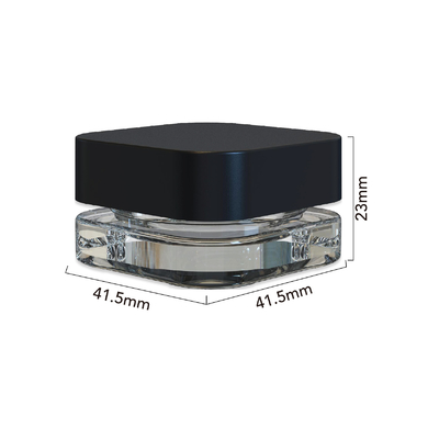 I barattoli di vetro della limanda della piccola cera concentrano il commestibile del contenitore 5ml 7ml 10ml